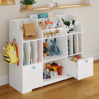 ESTANTE LIBRERO DIBA MUEBLES ZAMIRA BLANCO INFANTIL - 2