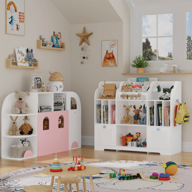 ESTANTE LIBRERO DIBA MUEBLES ZAMIRA BLANCO INFANTIL - 3