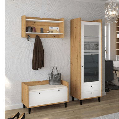 ZAPATERA DIBA MUEBLES VENUS MULTICOLOR CON ASIENTO - 2