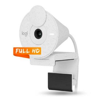CÁMARA LOGITECH WEB BRIO 300 FULL HD 1080P USB-C BLANCO - 1