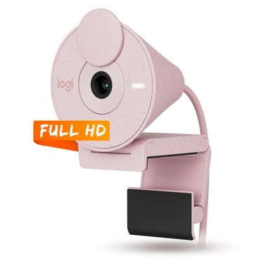 CÁMARA LOGITECH WEB BRIO 300 FULL HD 1080P USB-C ROSA - 1