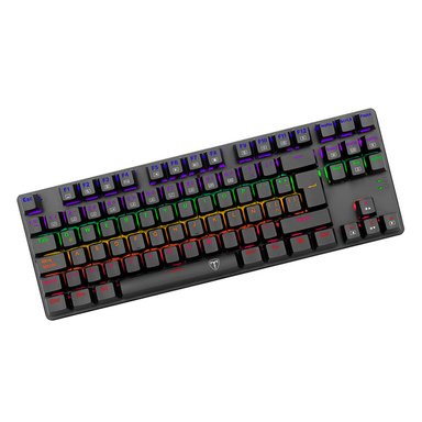 TECLADO T-DAGGER BORA RAINBOW T-TGK313-RD-SP RED SWITCH - 2