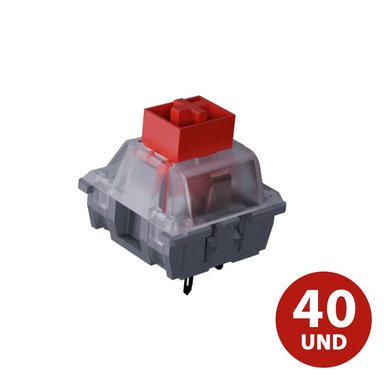SWITCH PARA TECLADO VSG KAILH BOX RED PARA TECLADO MECÁNICO 3 PINES - 1