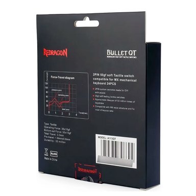 KIT SWITCHES REDRAGON A113 BULLET QT - 8