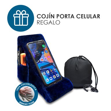 COJÍN TERAFLEX COXIS CON GEL FRÍO REGALO PORTACELULAR 46 X 35 X 7 CM - 2