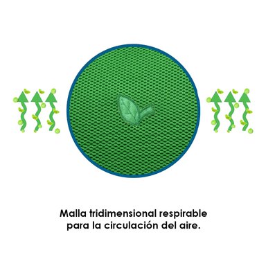COJÍN TERAFLEX LUMBAR AROMA LIMÓN MEMORY FOAM 35 X 33 X 12 CM - 5