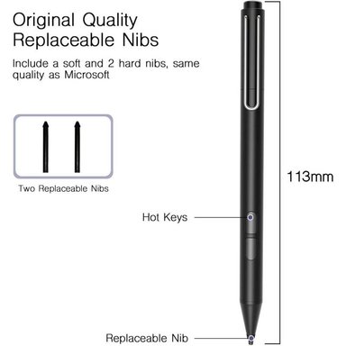 LAPIZ pen pencil P/ MICROSOFT SURFACE PRO X, SURFACE LAPTOP 5, 4, 3, 2, 1 - 3
