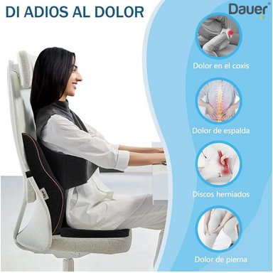 COJINES DAUER DUO VISCOELÁSTICO CON GEL INCLUYE LUMBAR Y ASIENTO - 6