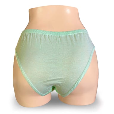 PACK BIKINI ALGODÓN MUJER MONINA VERDE CLARO X4 TRUZA VERDE AGUA - 3