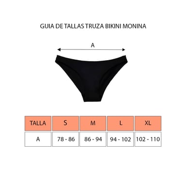 PACK BIKINI ALGODÓN MUJER MONINA VERDE CLARO X4 TRUZA VERDE AGUA - 4