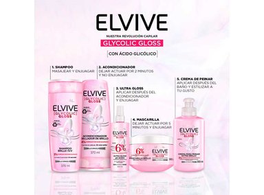 SHAMPOO ELVIVE GLYCOLIC GLOSS 370 ML - 5