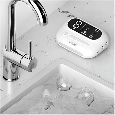 ASPIRADOR NASAL ELÉCTRICO DAUER RECARGABLE CON 9 NIVELES GRADO MÉDICO Y SISTEMA ANTI-REFLUJO - 7