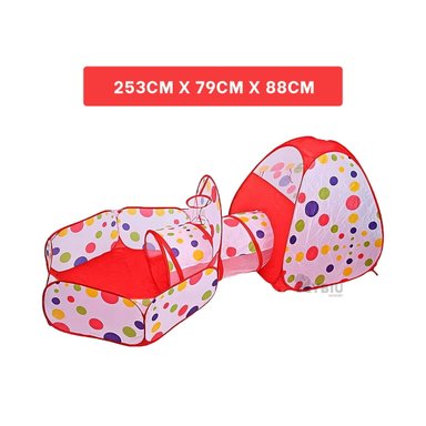 CARPA RYBIU 2 PERSONAS MG-16335 PARA JUEGO DE CAMPO DE 3 PIEZAS COLOR ROJO - 2