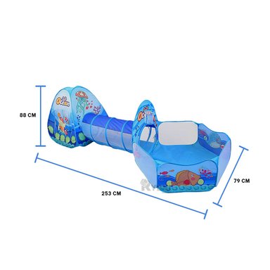 CARPA RYBIU 2 PERSONAS MG-16335 AZUL DE 3 PIEZAS PARA AVENTURAS DE CAMPO - 2