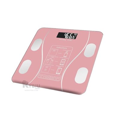 BALANZA DIGITAL RYBIU ROSADO INTELIGENTE CON BLUETOOTH - 5