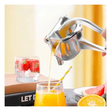 SET EXPRIMIDOR RYBIU CO30411 PLATEADO PRACTICO + PAPEL REGALO - 3
