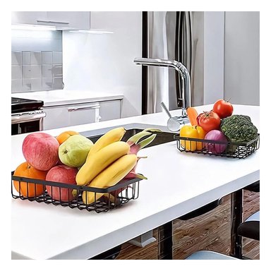 SET FRUTERO RYBIU CO30415 ACERO INOXIDABLE NEGRO PRACTICO 2 PARTES + PAPEL REGALO - 5