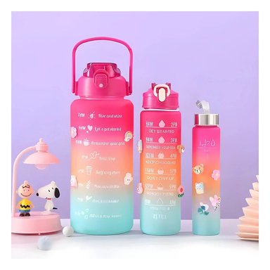 TOMATODO RYBIU CO29587 TRIO ALTA CON TAPA FUCSIA - 1