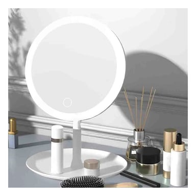LUNA MODERNA LED TACTIL CIRCULAR BLANCO CON CONTROL TACTIL Y+PAPEL REGALO - 2