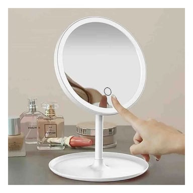 LUNA MODERNA LED TACTIL CIRCULAR BLANCO CON CONTROL TACTIL Y+PAPEL REGALO - 3