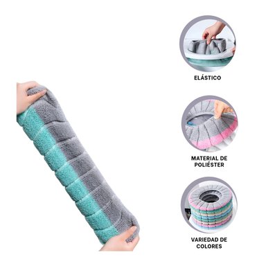 SET CUBRE INODOROS RYBIU HO29780 MULTICOLOR CUBIERTA PELUCHE + REGALO AGENDITA - 4