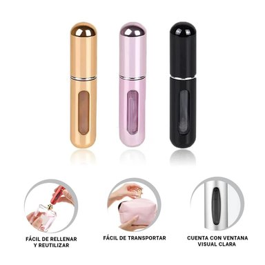 ATOMIZADOR RYBIU BE29429 DE PERFUME PORTATIL IDEAL PARA VIAJES MULTICOLOR - 4