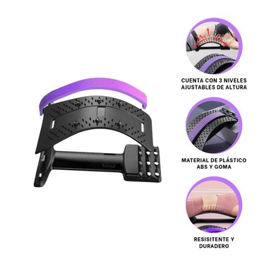 MASAJEADOR RYBIU ESPALDA BE30315 ATRACCION COLOR MORADO - 3