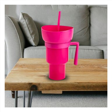 VASO PARA LIQUIDOS RYBIU CO29760 ROSADO +REGALO STICKERS - 2