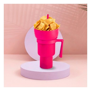 VASO PARA LIQUIDOS RYBIU CO29760 ROSADO +REGALO STICKERS - 5