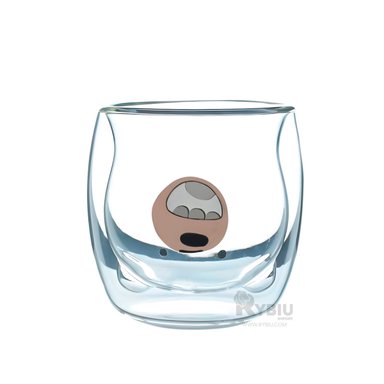 VASO ELEGANTE PARA HOGAR RYBIU 752 TRANSPARENTE +REGALO AGENDITA - 3