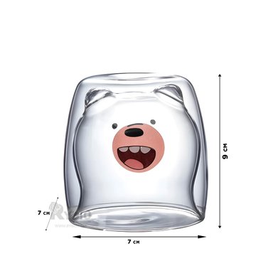 VASO ELEGANTE PARA HOGAR RYBIU 752 TRANSPARENTE +REGALO AGENDITA - 5