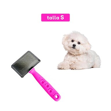 PEINE PERRO Y GATO RYBIU MA31229 TA DE MADERA DURADERO FUCSIA + PAPEL DE REGALO - 4