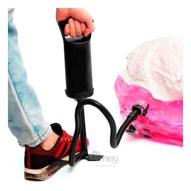 INFLADOR RYBIU 62002 DE MANO MULTIFUNCIONAL UTIL NEGRO + REGALO AGENDITA - 4