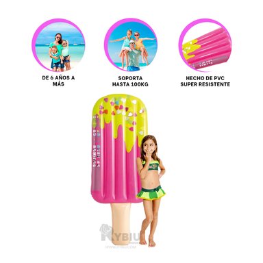 FLOTADOR DE GRAN DISEÑO DE PALETA PINK Y+REGALO AGENDITA - 3