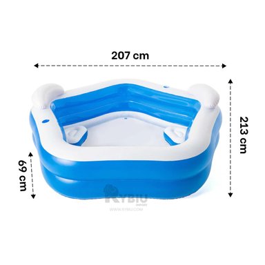 PISCINA PARA JUEGOS Y SENCILLO FAMILIAR Y+REGALO STICKERS - 4