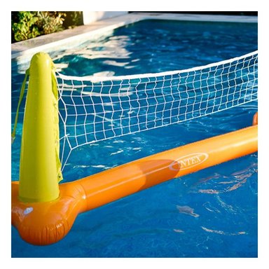 CANCHA INFLABLE DE VOLEY PARA PISCINA Y PLAYA CON ESTRUCTURA RESISTENTE - 1