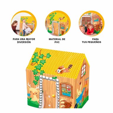 HOGAR DE JUEGO INFANTIL CON JUEGOS Y APRENDIZAJE 102 X 76 X 114CM - 3