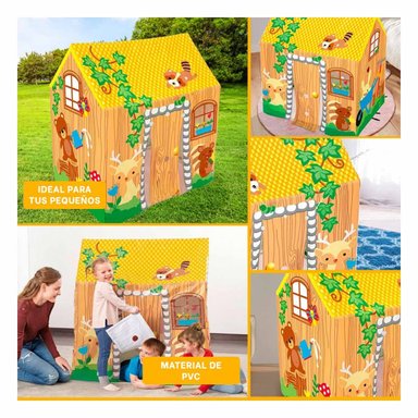 HOGAR DE JUEGO INFANTIL CON JUEGOS Y APRENDIZAJE 102 X 76 X 114CM - 5