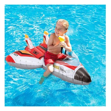 FLOTADOR MODELO DE AVION ROJO 57536NP Y+REGALO AGENDITA - 2