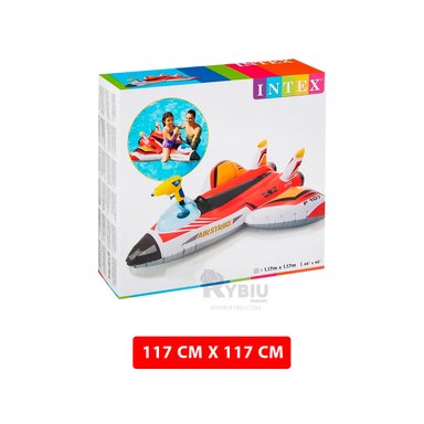 FLOTADOR MODELO DE AVION ROJO 57536NP Y+REGALO AGENDITA - 5