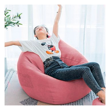 ACCESORIO INFLABLE PARA HOGAR CON PUF Y SOFA COMBINADOS Y+REGALO STICKER - 2