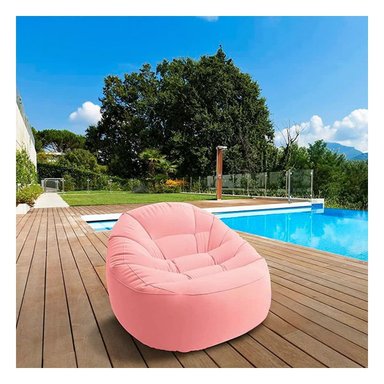 ACCESORIO INFLABLE PARA HOGAR CON PUF Y SOFA COMBINADOS Y+REGALO STICKER - 5
