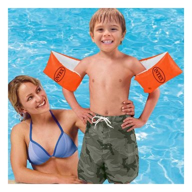 COMPLEMENTO DE BRAZO INFLABLE PARA NIÑOS JUEGOS ACUATICOS 30 X 15 CM Y+PAPEL REGALO - 2