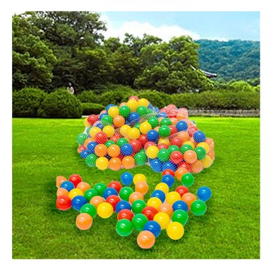 SET RYBIU DE 100 PELOTAS PARA PISCINA MULTICOLOR + PAPEL DE REGALO - 1