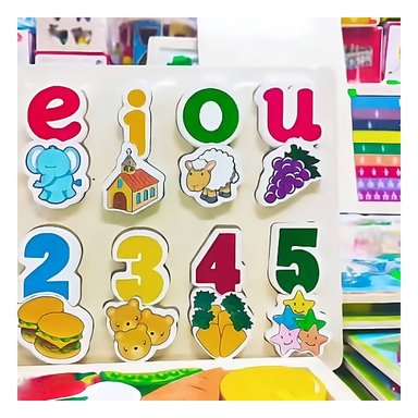 ROMPECABEZA DE NUMEROS DIVERTIDO DE MADERA Y+REGALO AGENDITA - 2