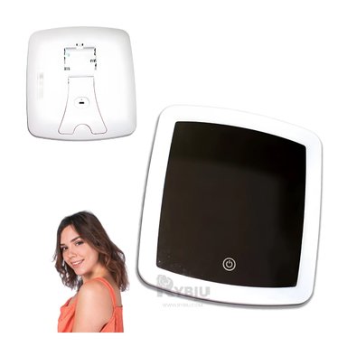 ESPEJO LED TACTIL RECTANGULAR PARA MAQUILLAJE EN TONO BLANCO - 6
