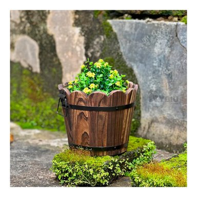 MACETERO RYBIU HO32301 BARRIL 12CM + AGENDITA - 3