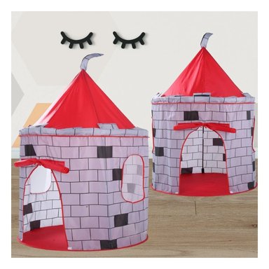 REFUGIO COMPACTO DE NIÑO DE CAMPO MG-801 EB ROJO PARA JUEGOS Y+PAPEL REGALO - 2
