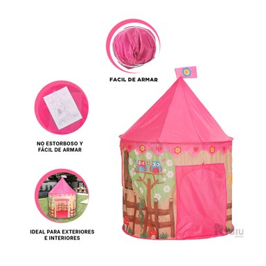 CARPA LAVABLE Y BONITO PARA NIÑOS ROSADO Y+REGALO AGENDITA - 2