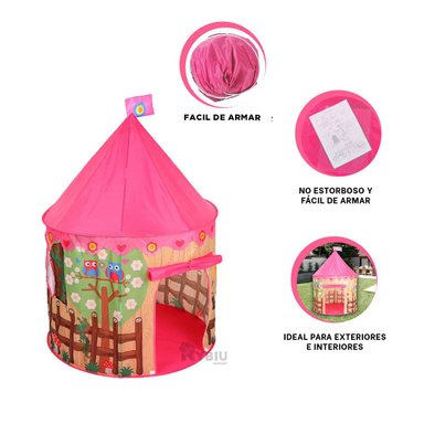 CARPA LAVABLE Y BONITO PARA NIÑOS ROSADO Y+REGALO AGENDITA - 3
